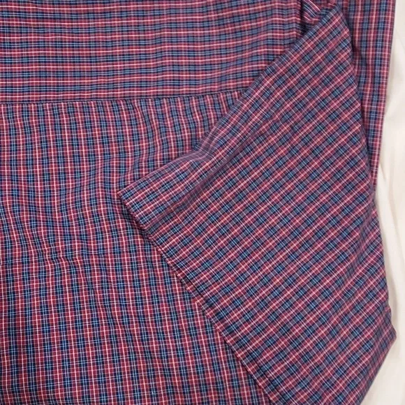 NWT Arrow Wrinkle Free Red, Blue, White Plaid Short Sleeve Button Down Shirt XXL - Picture 8 of 12